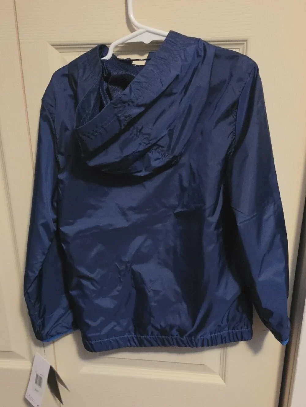 Nike Kids Navy and Royal Blue Hooded Windbreaker Jacket
